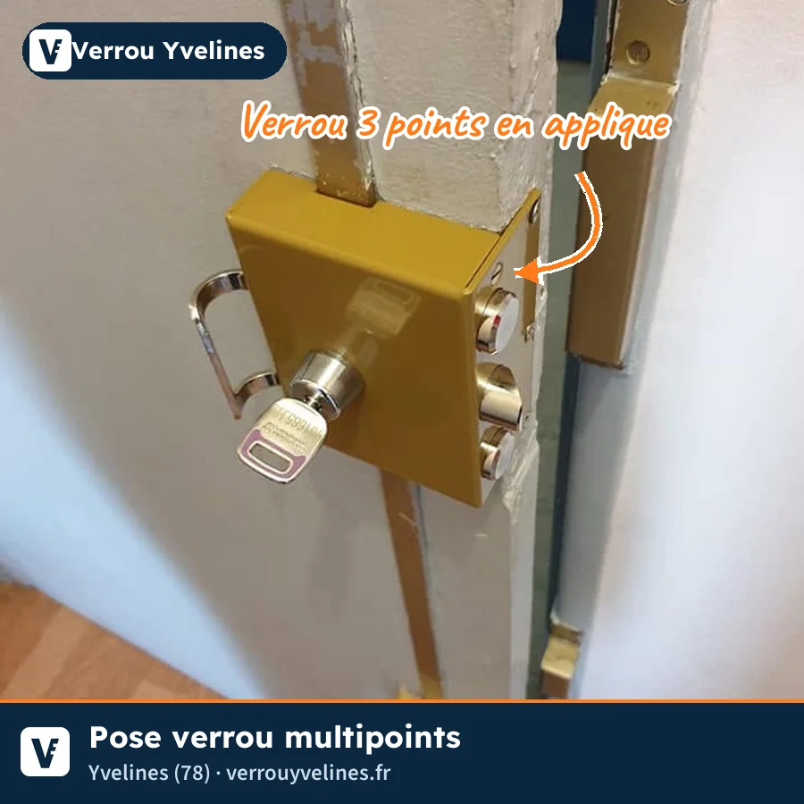 Verrou 3 points en applique – Yvelines (78)